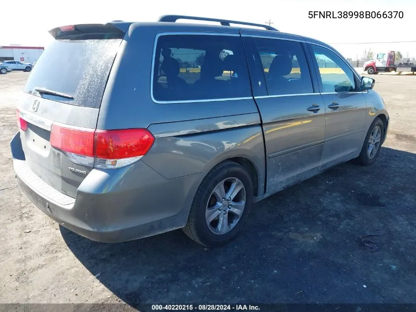 5FNRL38998B066370 2008 Honda Odyssey Touring