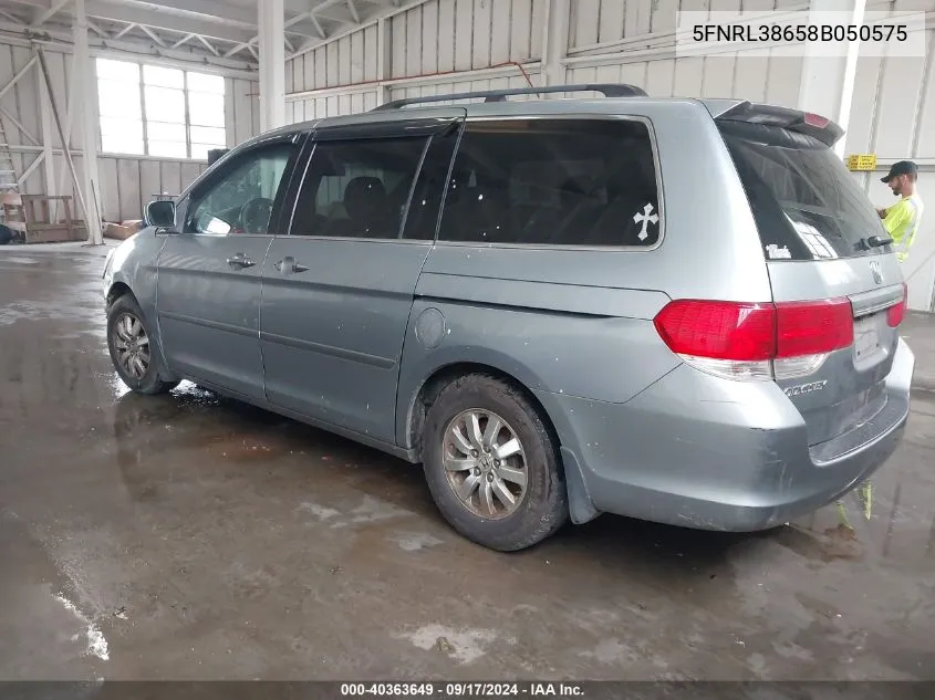 5FNRL38658B050575 2008 Honda Odyssey Ex-L