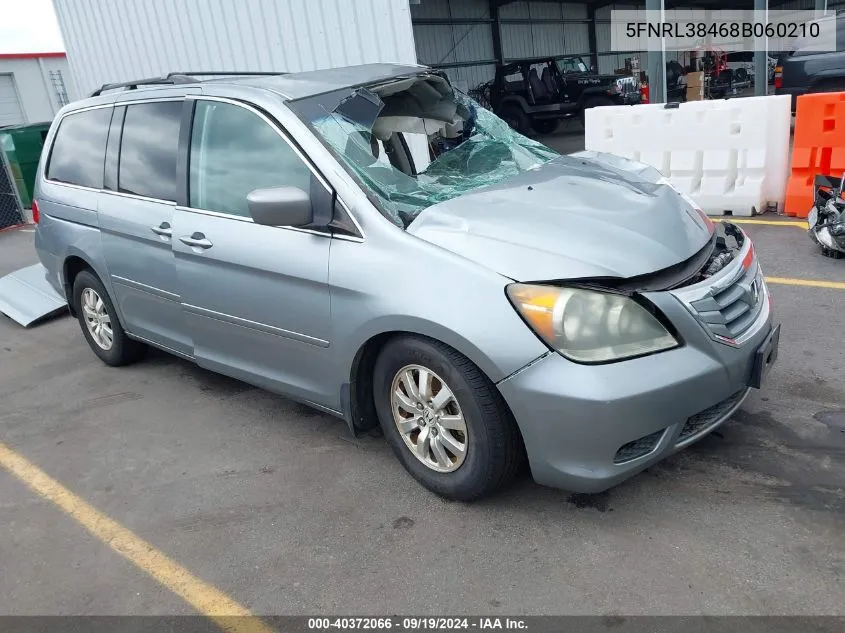 5FNRL38468B060210 2008 Honda Odyssey Ex