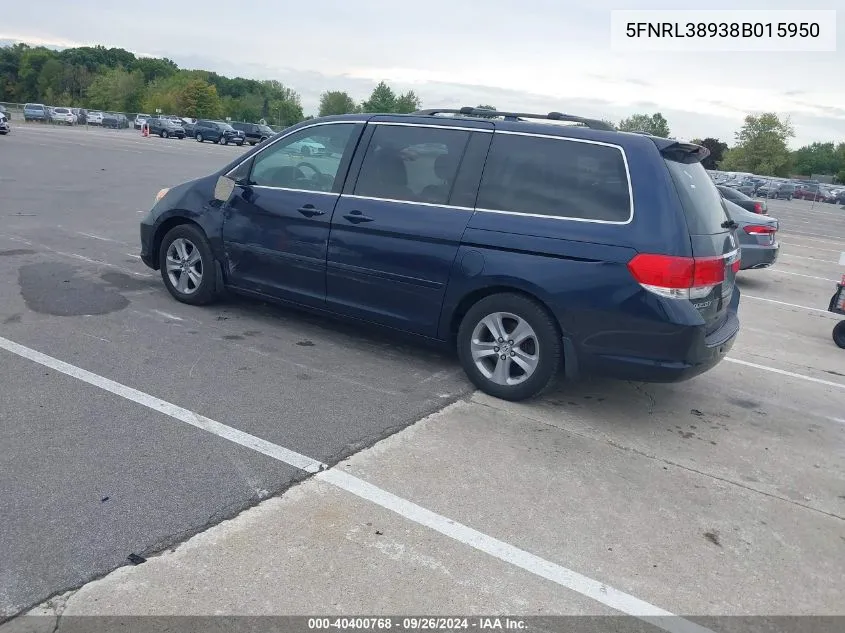 5FNRL38938B015950 2008 Honda Odyssey Touring