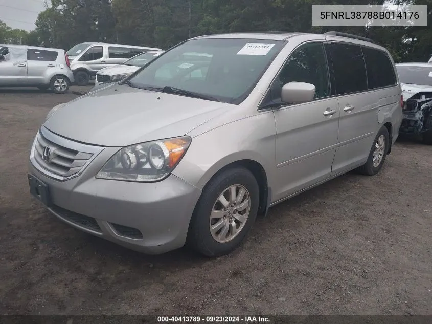 5FNRL38788B014176 2008 Honda Odyssey Ex-L