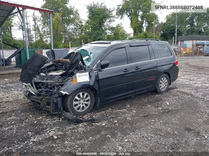 5FNRL38888B072488 2008 Honda Odyssey Touring