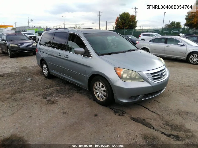 2008 Honda Odyssey Ex VIN: 5FNRL38488B054764 Lot: 40489059