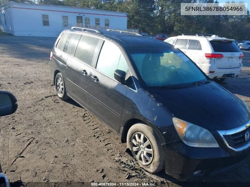 2008 Honda Odyssey Ex-L VIN: 5FNRL38678B054966 Lot: 40879304