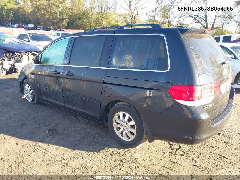 2008 Honda Odyssey Ex-L VIN: 5FNRL38678B054966 Lot: 40879304