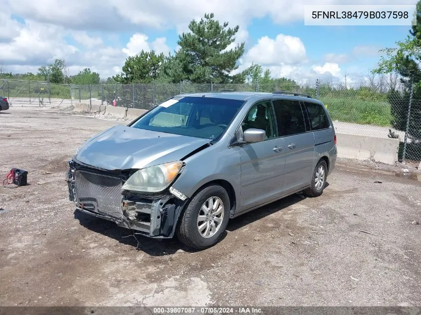 5FNRL38479B037598 2009 Honda Odyssey Ex