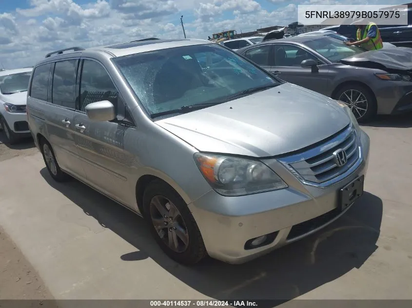 2009 Honda Odyssey Touring VIN: 5FNRL38979B057975 Lot: 40114537