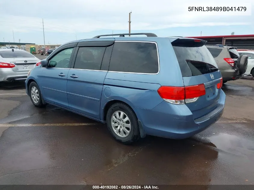 5FNRL38489B041479 2009 Honda Odyssey Ex