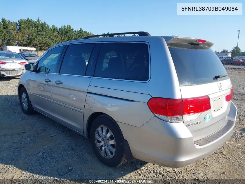 2009 Honda Odyssey Ex-L VIN: 5FNRL38709B049084 Lot: 40224574