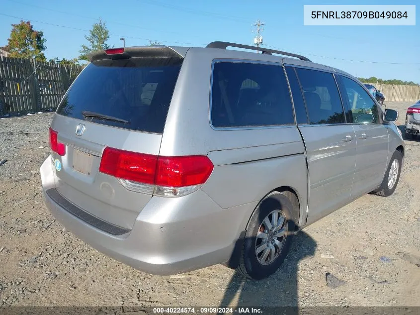 2009 Honda Odyssey Ex-L VIN: 5FNRL38709B049084 Lot: 40224574