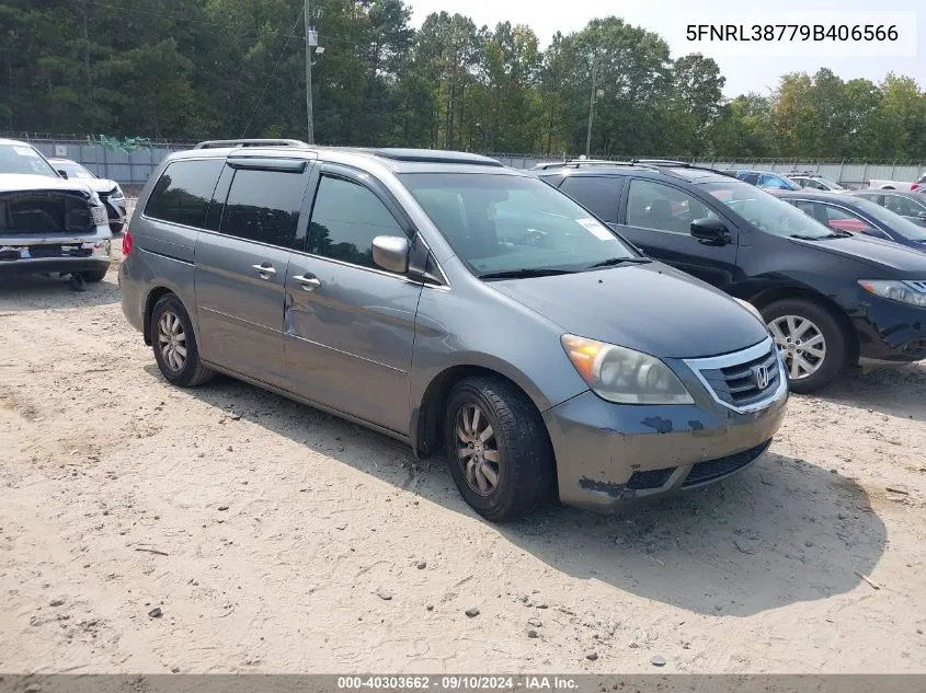 5FNRL38779B406566 2009 Honda Odyssey Ex-L