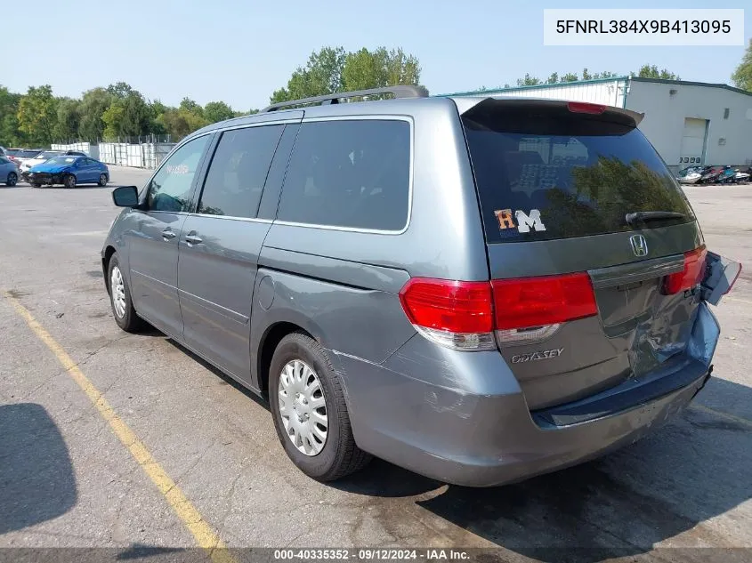 5FNRL384X9B413095 2009 Honda Odyssey Ex