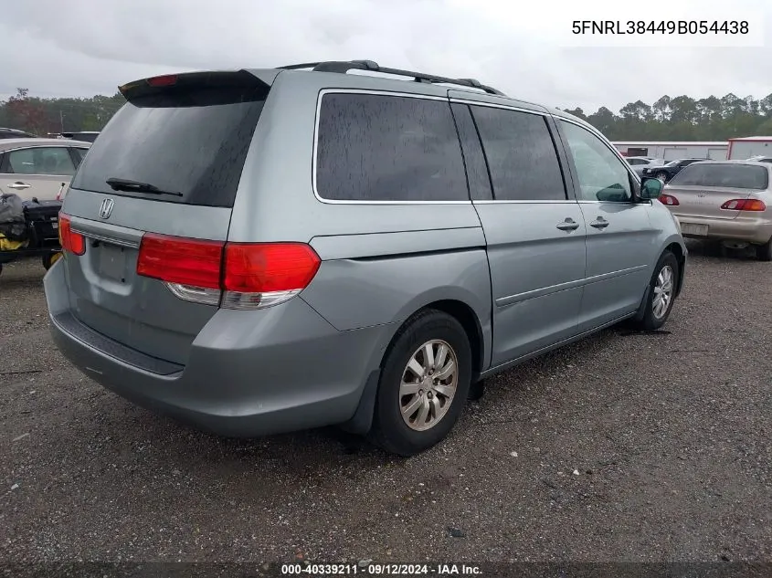 5FNRL38449B054438 2009 Honda Odyssey Ex