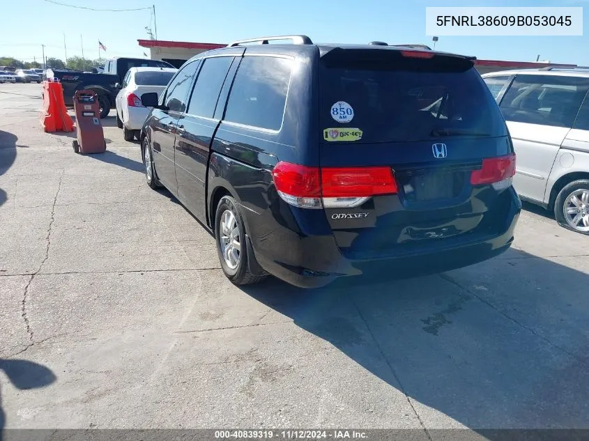 5FNRL38609B053045 2009 Honda Odyssey Ex-L