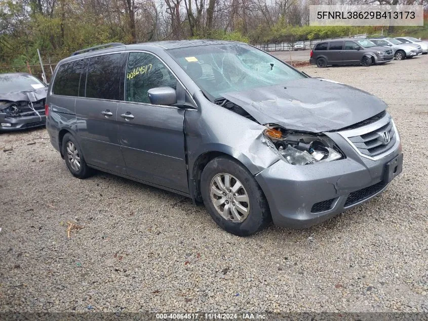 2009 Honda Odyssey Ex-L VIN: 5FNRL38629B413173 Lot: 40864517