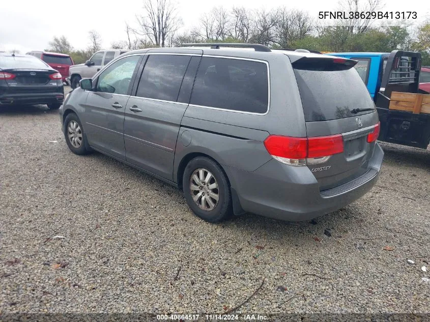 2009 Honda Odyssey Ex-L VIN: 5FNRL38629B413173 Lot: 40864517