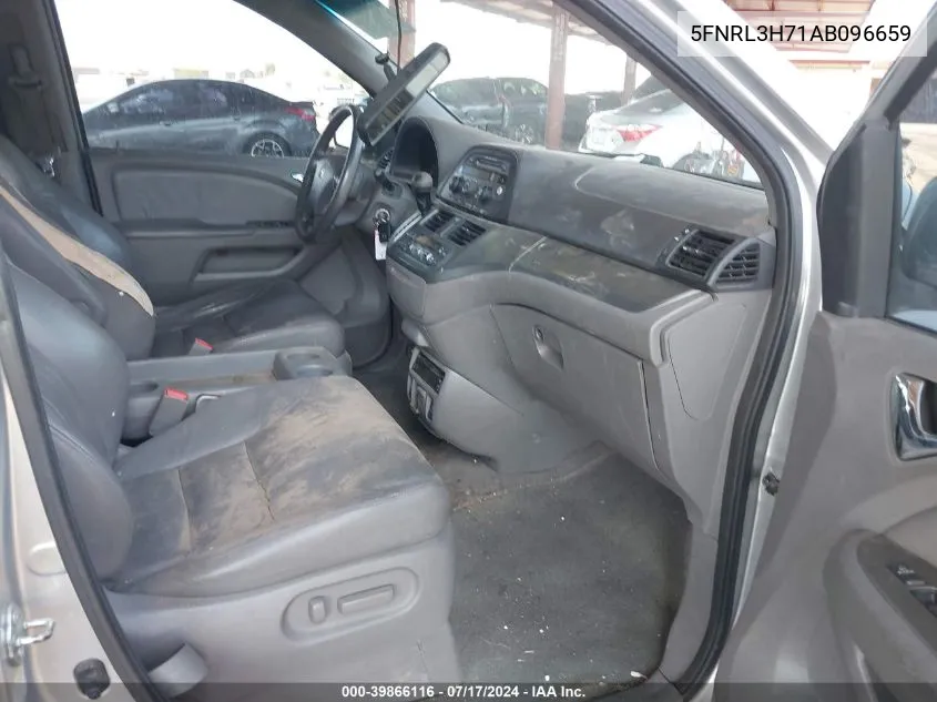 5FNRL3H71AB096659 2010 Honda Odyssey Ex-L