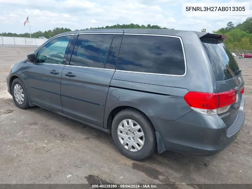 5FNRL3H27AB013305 2010 Honda Odyssey Lx