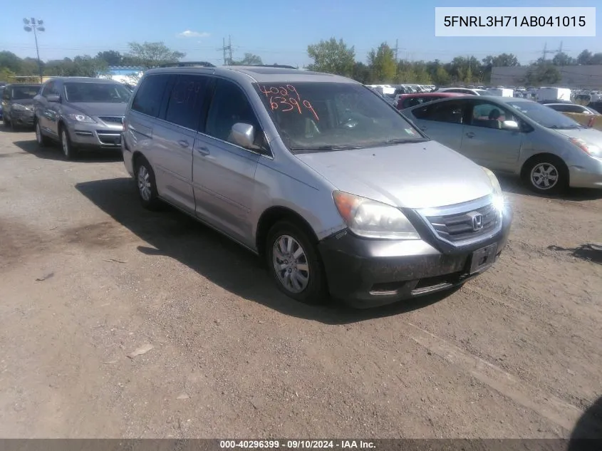 2010 Honda Odyssey Ex-L VIN: 5FNRL3H71AB041015 Lot: 40296399