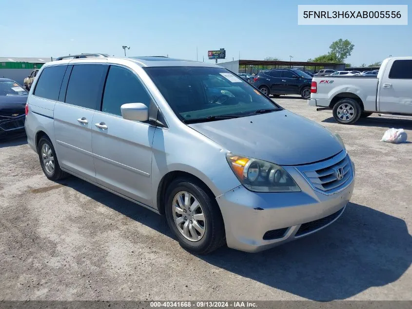 5FNRL3H6XAB005556 2010 Honda Odyssey Exl