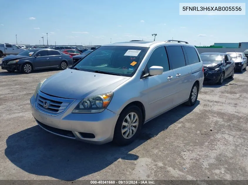 5FNRL3H6XAB005556 2010 Honda Odyssey Exl