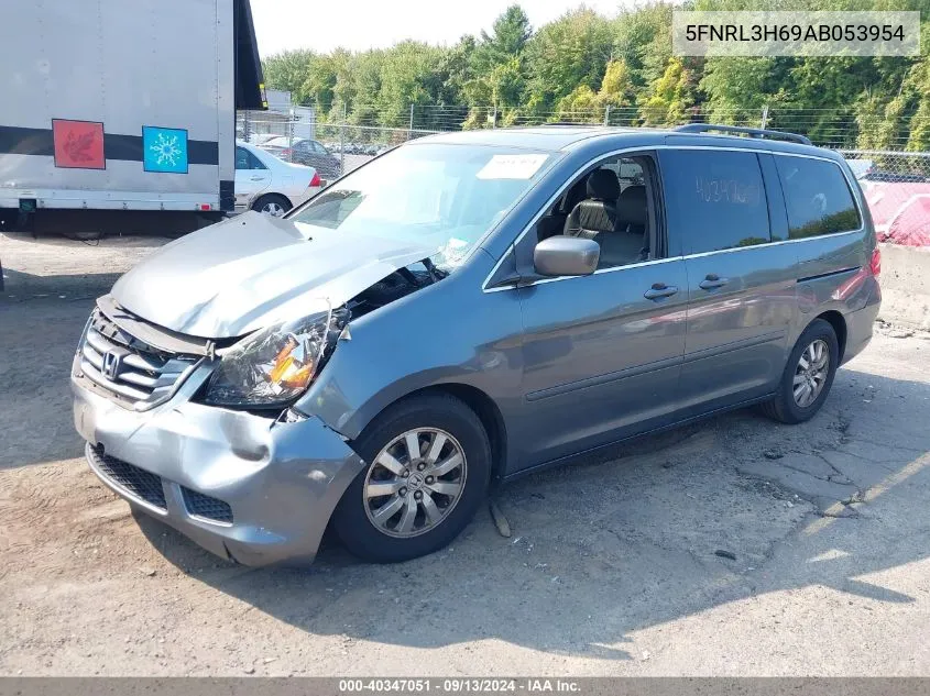 2010 Honda Odyssey Ex-L VIN: 5FNRL3H69AB053954 Lot: 40347051