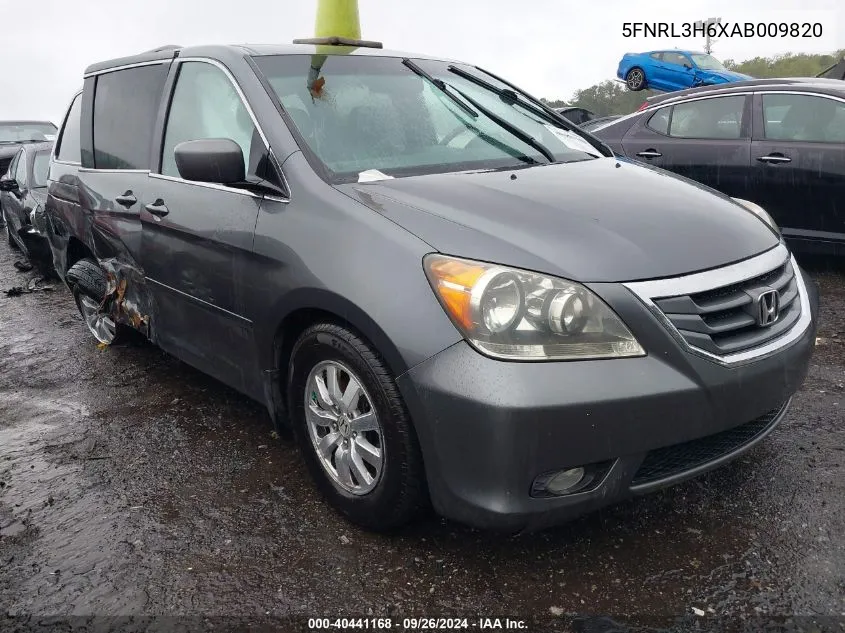 2010 Honda Odyssey Ex-L VIN: 5FNRL3H6XAB009820 Lot: 40441168