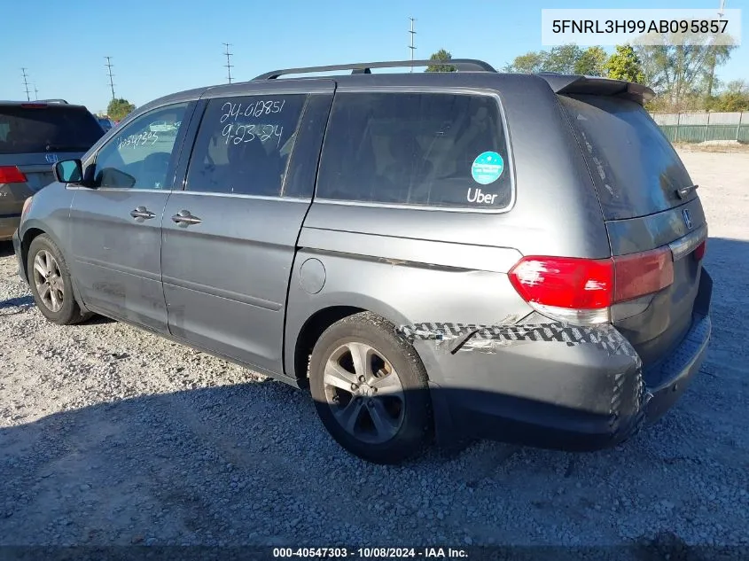 5FNRL3H99AB095857 2010 Honda Odyssey Touring