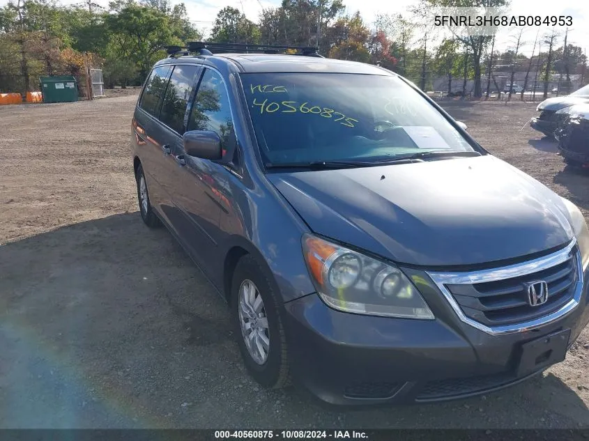 2010 Honda Odyssey Ex-L VIN: 5FNRL3H68AB084953 Lot: 40560875