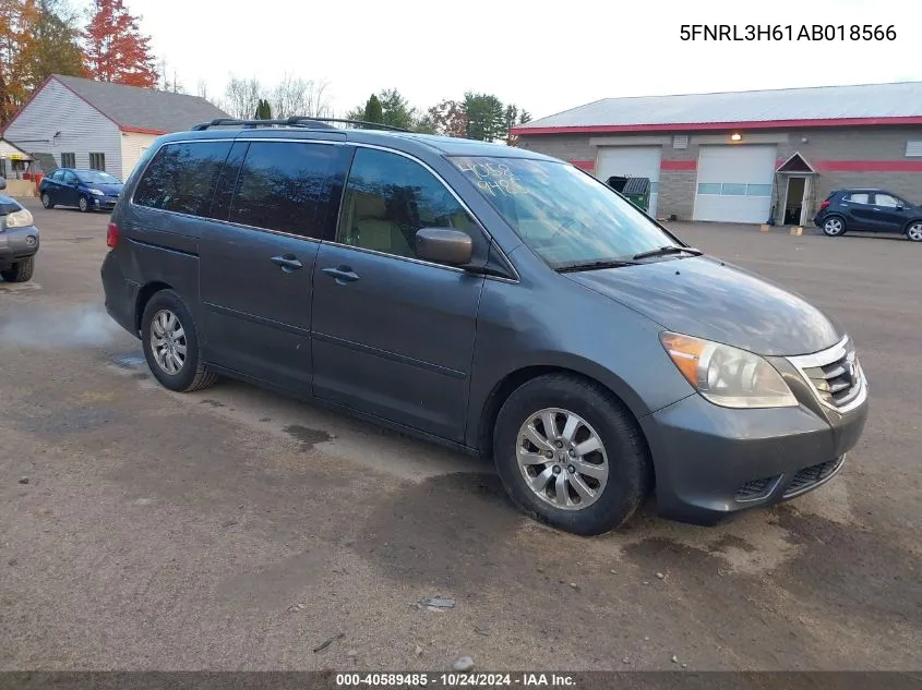 2010 Honda Odyssey Ex-L VIN: 5FNRL3H61AB018566 Lot: 40589485