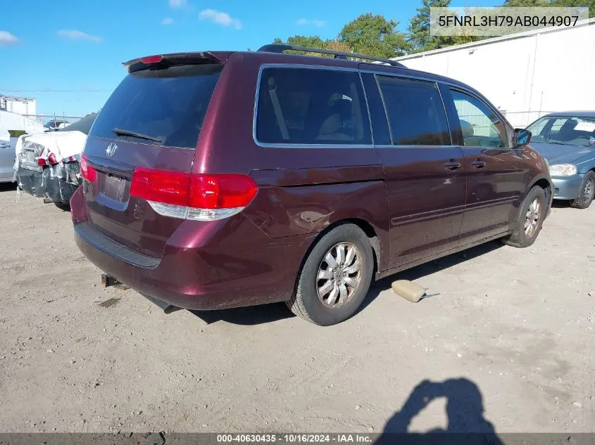 2010 Honda Odyssey Ex-L VIN: 5FNRL3H79AB044907 Lot: 40630435