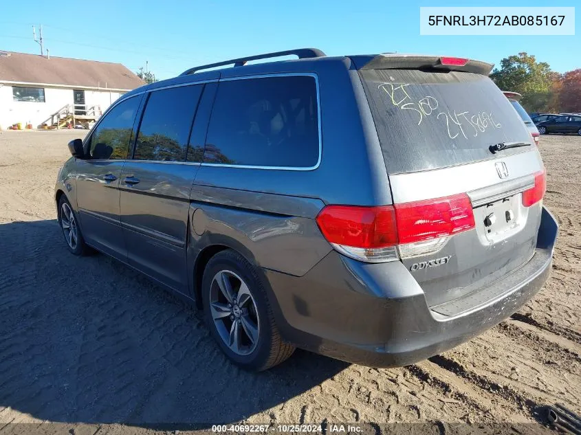 2010 Honda Odyssey Ex-L VIN: 5FNRL3H72AB085167 Lot: 40692267