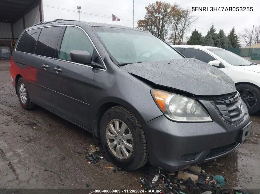 2010 Honda Odyssey Ex VIN: 5FNRL3H47AB053255 Lot: 40869409