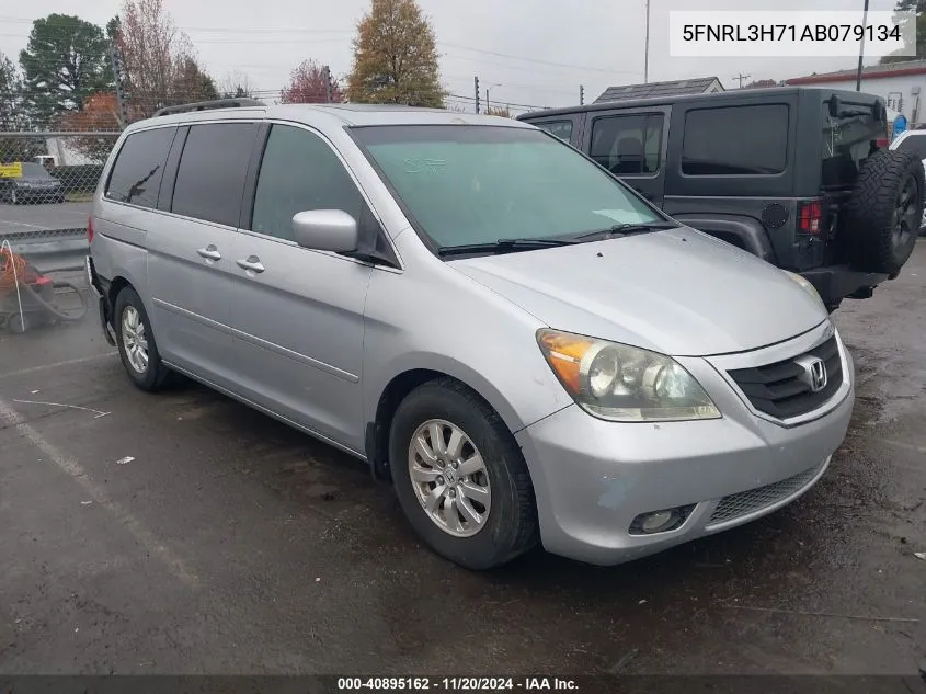 2010 Honda Odyssey Ex-L VIN: 5FNRL3H71AB079134 Lot: 40895162