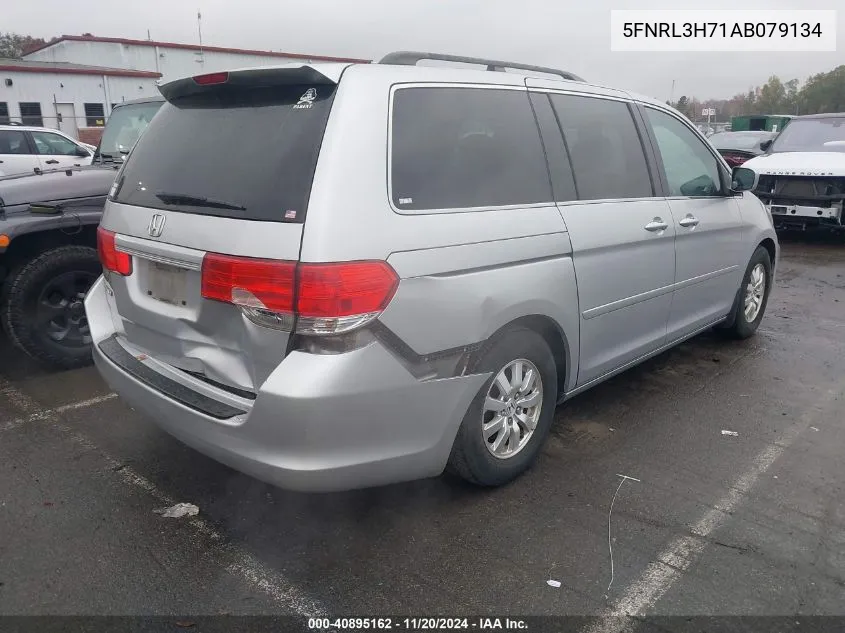 2010 Honda Odyssey Ex-L VIN: 5FNRL3H71AB079134 Lot: 40895162