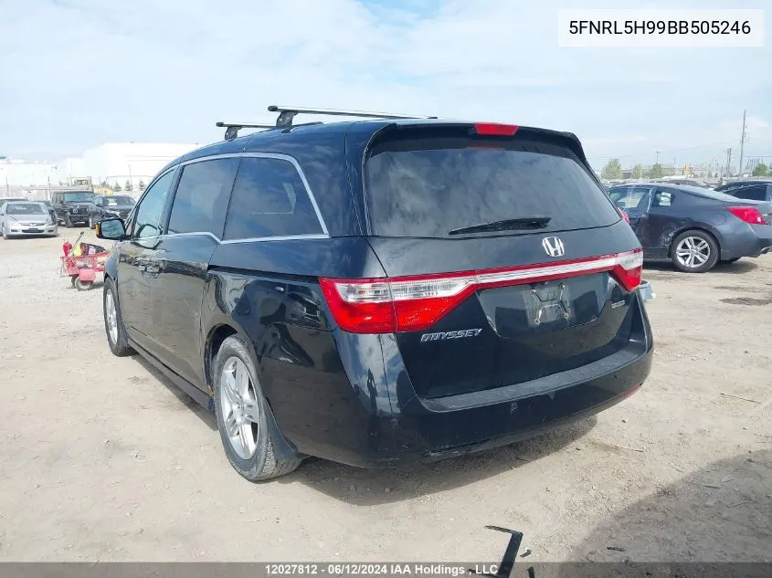 5FNRL5H99BB505246 2011 Honda Odyssey