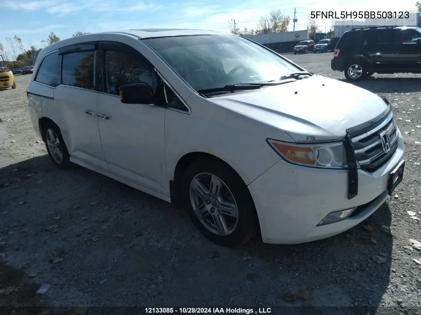 2011 Honda Odyssey VIN: 5FNRL5H95BB503123 Lot: 12133085