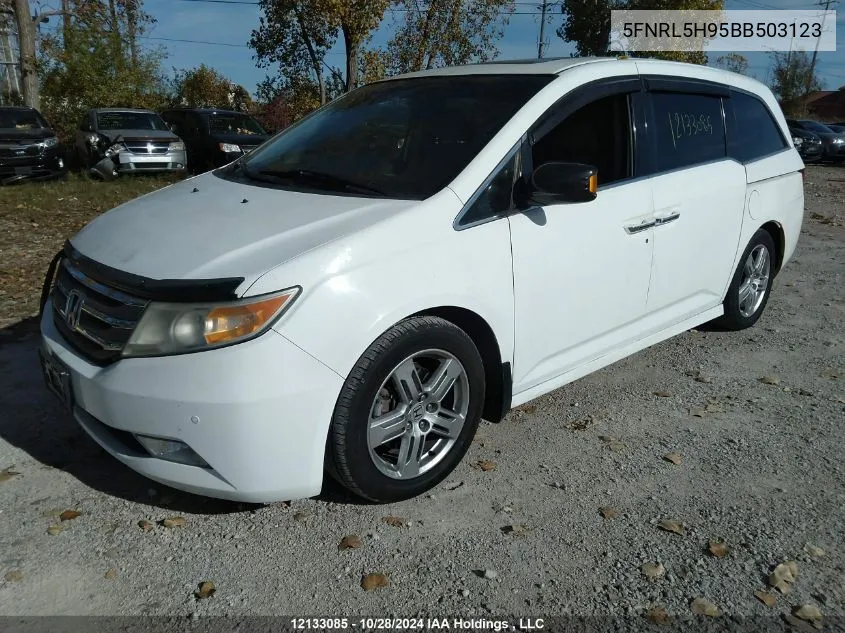 2011 Honda Odyssey VIN: 5FNRL5H95BB503123 Lot: 12133085