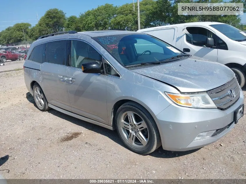 2011 Honda Odyssey Touring/Touring Elite VIN: 5FNRL5H95BB077062 Lot: 39835821