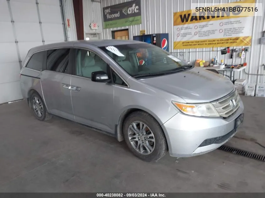 2011 Honda Odyssey Ex VIN: 5FNRL5H41BB077516 Lot: 40238082