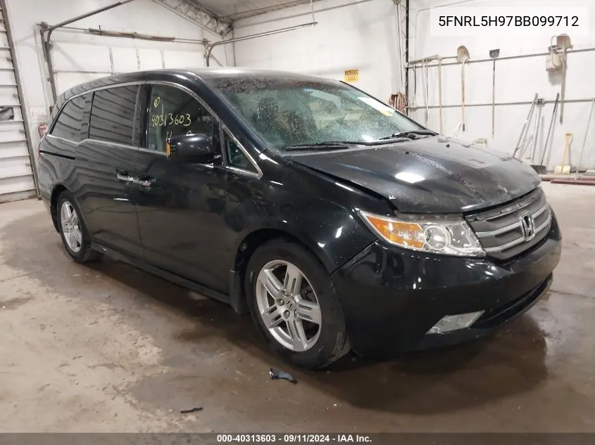 5FNRL5H97BB099712 2011 Honda Odyssey Touring/Touring Elite