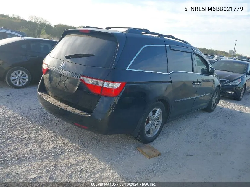 2011 Honda Odyssey Ex VIN: 5FNRL5H46BB021779 Lot: 40344105