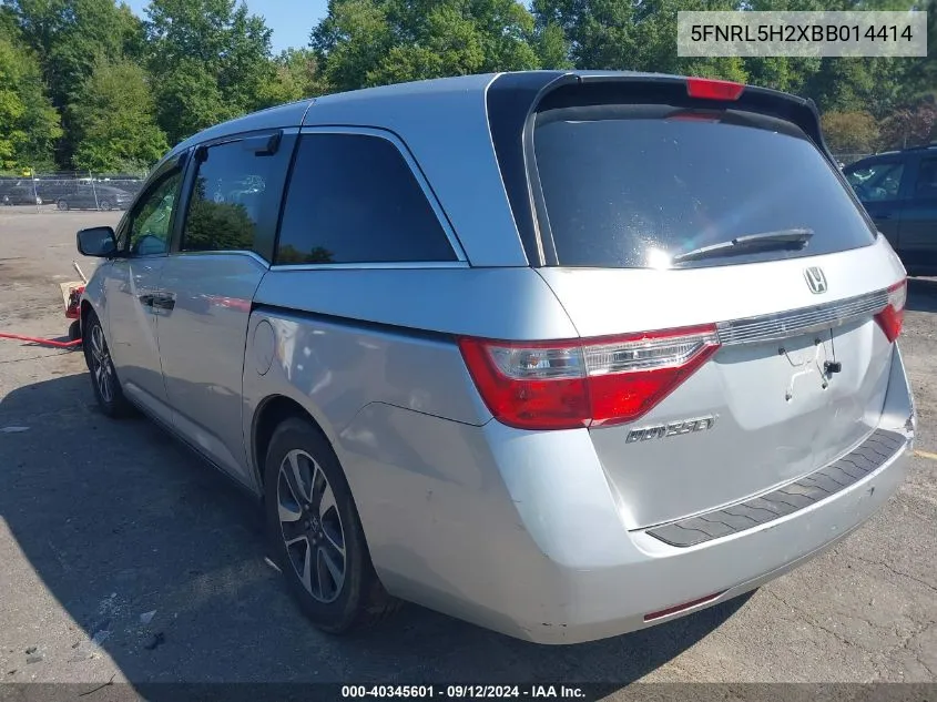 5FNRL5H2XBB014414 2011 Honda Odyssey Lx