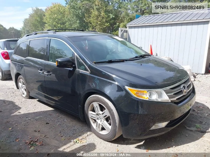 2011 Honda Odyssey Touring/Touring Elite VIN: 5FNRL5H90BB082489 Lot: 40353208