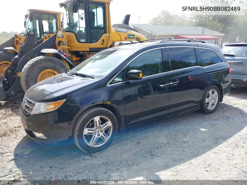 2011 Honda Odyssey Touring/Touring Elite VIN: 5FNRL5H90BB082489 Lot: 40353208