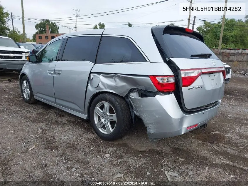 2011 Honda Odyssey Touring/Touring Elite VIN: 5FNRL5H91BB014282 Lot: 40357518