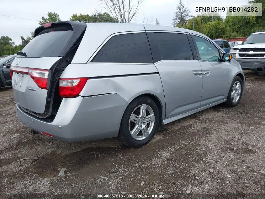 2011 Honda Odyssey Touring/Touring Elite VIN: 5FNRL5H91BB014282 Lot: 40357518