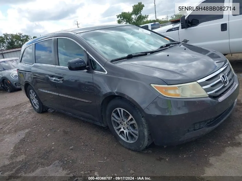 2011 Honda Odyssey Ex VIN: 5FNRL5H48BB082714 Lot: 40368707