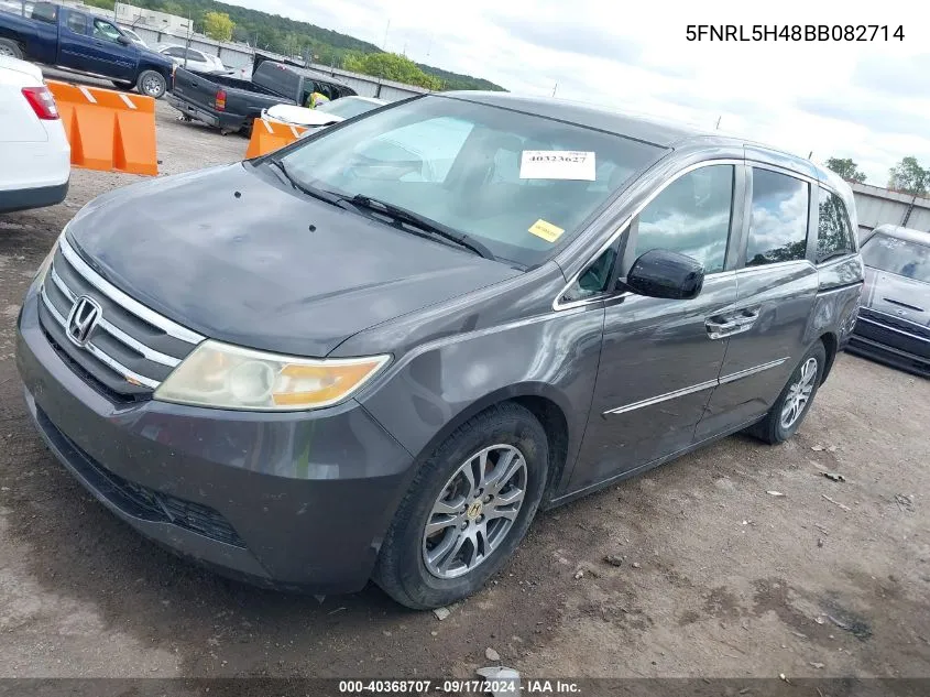 2011 Honda Odyssey Ex VIN: 5FNRL5H48BB082714 Lot: 40368707