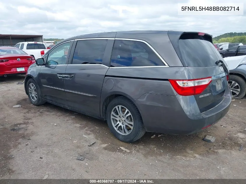 2011 Honda Odyssey Ex VIN: 5FNRL5H48BB082714 Lot: 40368707